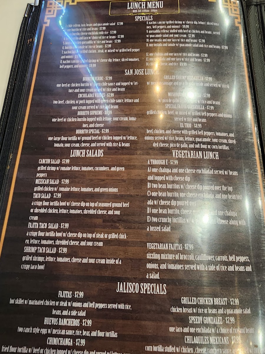 Las Brisas Mexican Restaurant Menu - Image 6